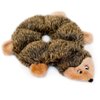 ZippyPaws - Loopy - No Stuffing Squeaky Plush Dog Toy - for Small and Medium Dogs - Hedgehog