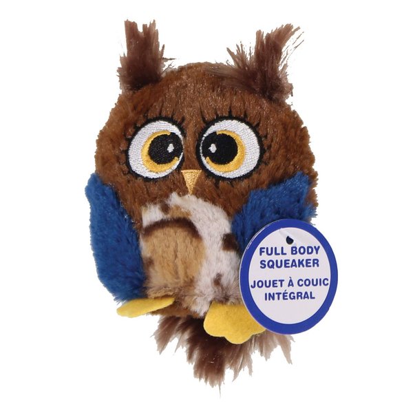 Spot Hoots Owl Plush Squeaker Dog Toy