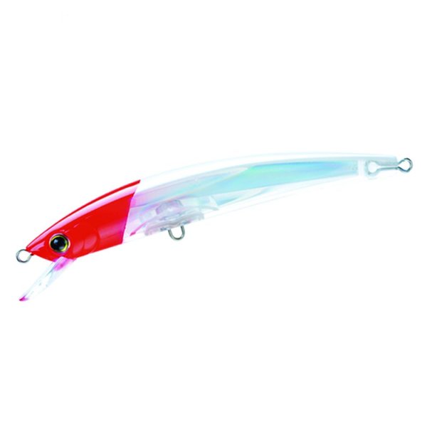 Yo-Zuri Crystal 3D Minnow Sinking Lure, Red Head, 4-3/8-Inch