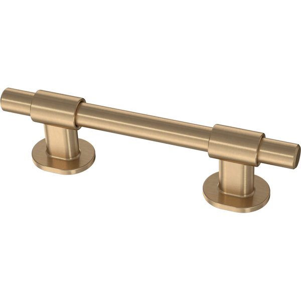 Franklin Brass Adjusta-Pull Bar (5-Pack) Adjustable Cabinet Handles 1-3/8" to 4" Adjustable Hole Distance Champagne Bronze Cabinet Pulls Cabinet Hardware Dresser Handles Gold Drawer Pulls P44364-CZ-B