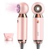 Professional Hair Dryer 800W Lightweight & Compact Blow Dryer Powerful Flow Hair Dryers for Travel and Home Concentrator Nozzle Pink
