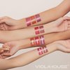 VIOLA HOUSE Lipgloss Glitter, Lipgloss Glossy Liquid Lipstick, Glossy Lipgloss Shimmering finish on the lips.5ML (cherry)