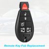 Guteauto Car Key Fob Keyless Entry Remote 433Mhz M3N5WY783X IYZ-C01C for Chrysler Town & Country 2008-2016, Dodge Journey / Durango / Grand Caravan 2009-2020, for Volkswagen Routan 2009-2012