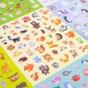 Animal Stickers for Kids Assortment Set 800 Count 16 Sheets 8 Themes Collection for Children Craft Party Favors