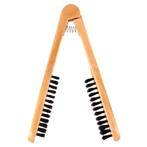 Professional V Shaped Hair Straightener Clamp Brush,Styling Tools Boar Bristle Double Sided Brush Comb Clamp, Styling Comb Hairdressing Tool