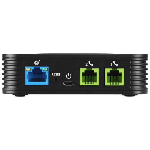 Grandstream GS-HT802 2 Port Analog Telephone Adapter VoIP Phone & Device, Black