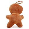 Toyland® 10cm (4") Plush Gingerbread Man Soft Toy with Blue Bow - Christmas Soft Toys - Christmas Decorations