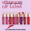 Glitter Lip Gloss, Matte Liquid Lipstick, Shining Lip Gloss Waterproof Long Lasting Lip High Pigmented, Moisturizing, Shiny and Vegan Tinted Lip Gloss, Makeup for Women, Non-Sticky, Vivid Color (07)