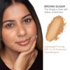 bellapierre Compact Mineral Foundation SPF 15 | Vegan & Cruelty Free | Full Coverage | Hypoallergenic & Safe for All Skin Types | Oil & Talc Free - 0.35 Oz - Brown Sugar