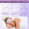 XPCARE 32 Pack Steam Eye Masks for Dry Eyes, SPA Warm Sleep Eye Mask, Disposable Heated Eye Mask for Dark Circles, Puffy Eyes, Relief Stress Eye Fatigue(Lavender)
