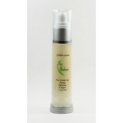 Golden Serum for Skin Tightening, Firming and Sagging Prevention. Has 20% Argireline, Dmae, APT (Marine Algae), Pepha Tight, Hyaluronic Acid, Vitamin C, and Syncoll Paraben Free 50ml/1.7 oz