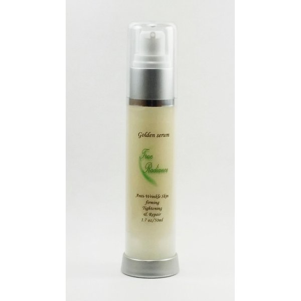 Golden Serum for Skin Tightening, Firming and Sagging Prevention. Has 20% Argireline, Dmae, APT (Marine Algae), Pepha Tight, Hyaluronic Acid, Vitamin C, and Syncoll Paraben Free 50ml/1.7 oz