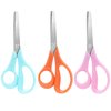 5.5" Left-Handed Kids Scissors 3 Pack,Scissors for School Kids with Comfort Grip Handles Sharp Blade Blunt Student Scissors ages 4+,Child Small Scissors,3pack
