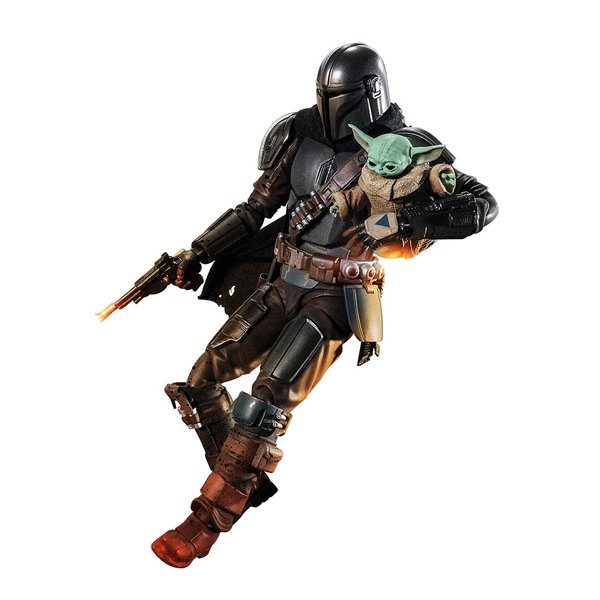 S.H. Figuarts Star Wars The Mandalorian & Grogoo Approx. 5.9 inches (150 mm), ABS & PVC & Fabric, Pre-painted Action Figure