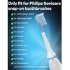Ofashu Replacement Toothbrush Heads for Philips Sonicare ProtectiveClean C3 G3 W3 C2 4100 9044, White, 8 Packs