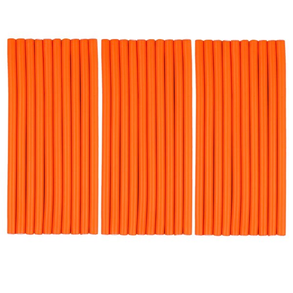 3Pack Flexible Curling Hair Rods for Perms Soft Foam Hair Rollers No Heat Hair Rods Rollers Spiral Curlers for Long Medium Short Hair Random Color(Diameter 1.2cm,30Rods)