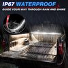 MICTUNING 3Pcs 60 Inch Truck Bed Lights - White Waterproof LED Light Strip with On-Off Switch Fuse Splitter Cable Compatible for Truck Jxxp Pickup RV SUV Vans Cargo Boats and More