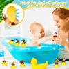VercanMonth 20 Pcs Rubber Ducks with Wig and Black Glasses Squeaky Duck Bath Toy Small Rubber Duckies Bulk Cute and Funny Bathtub Toys for Summer Pool Birthday Gifts Holiday Party Favors (Classic)