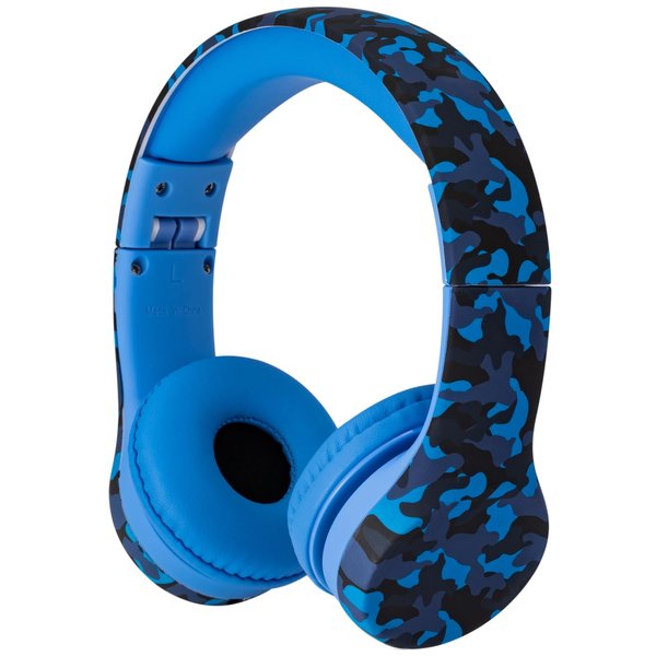 Snug Play+ Kids Headphones with Volume Limiting for Toddlers (Boys/Girls) - Blue Camo