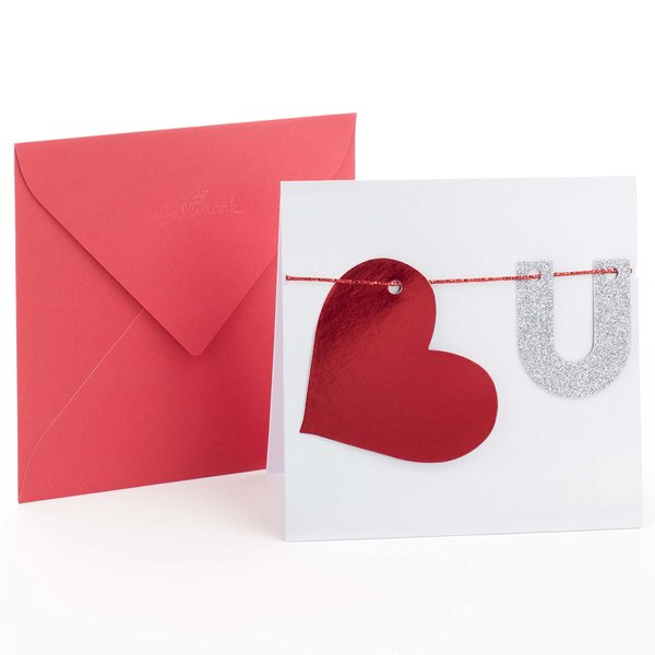 Hallmark Signature Love Card, Heart U (Valentines Day or Anniversary Card) (0599RZH4001)