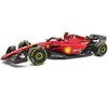 JODIYAAH Bburago 1/43 2022 F1-75 Scuderia Ferrari #16 Charles Leclerc F1-75 #55 Carlos Sainz Alloy Luxury Vehicle Diecast Cars Model Toy Collection Gift (F1-75 #55)