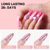 Makartt Nail Rhinestone Glue with 3D Nail Gel Kit, Nail Charm Glue Super Strong Gel Nail Glue for Nail, 3D Sculpting Gel for Drawing Molding Embossed and Decoration DIY Nail Art