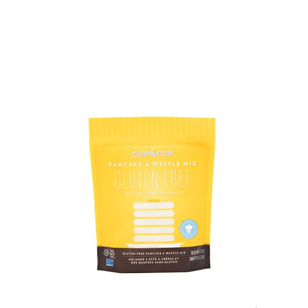 Cup4Cup Pancake and Waffle Mix, 2 Pounds, Certified Gluten Free, Dairy Free, Non-GMO, Kosher, Made in the USA