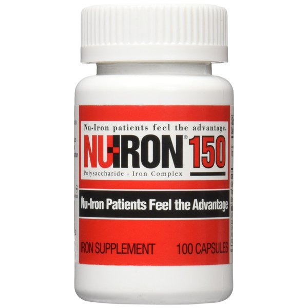 NU-IRON 150mg 100ct Caps