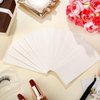 500 Pieces False Eyelash Fans Paper Tape Holder with Double Faced Adhesive Tape Fast Fan Tape Make Fan Tape for Volume Eyelash Extensions Tools Eyelash Extension Storage Tape