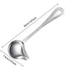 Small Ladle Gravy Ladle Drizzle Spoon 18/10 Stainless Steel Saucier Sauce Soup Spoon for Spooning Gravies and Sauces (2 Pieces)