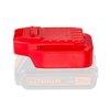 LQ-18RY Adapter Only Fits Craftsman V20 Series Cordless Tools for Black Decker 20v MAX Series (Not Old 18v) Lithium Batteries - Adapter Only, Red (B20D-V20)