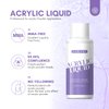 SAVILAND Acrylic Nail Kit with Drill: Clear/Pink/White Beginner Nail Kit Acrylic Set, Professional Acrylic Powder and Liquid Set Cuticle Oil for Nail Extension Home DIY Easy to Use Acrylic Kit