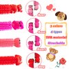 36Pcs Valentine Day's Stretchy Fidget Toy, Sensory Fidgets Toys,Autism Toys Great for Kids Children Adults Stress Relief Party Favors,Valentine's Day Cards Gift
