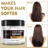 Karsell Collagen Hair Mask for Damaged Hair - Argan Oil Deep Repair Conditioning Treatment for Curly or Straight Thin Fine Hair B (100ml)