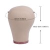 YANTAISIYU 1 Piece 22 Inch Wig Head Cork Canvas Block Head Mannequin Head for Wigs Display Styling Manikin Head (22 inch
