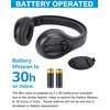 HanRongDa Radio Headphones Portable Stereo FM Radio with Best Reception, DSP Digital Personal Wireless Headset with Preset Stations, AA Battery Operated for Walking, Traveling, Jogging HRD-600
