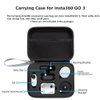 LEWOTE Carrying Case Compatible with Insta360 GO 3 Action Camera[With 2 Set Screen Protector][Outdoor Hard Travel Storage Accseeories Bag with Combination Lock]