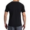 VAYAGER Men's Swim Shirts Rash Guard UPF 50+ T Shirts Quick Dry Loose Fit Water Surfing Shirt(Black-M)