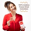 Waka Quality Instant Coffee — Decaffeinated Medium Roast — Arabica Beans & Freeze Dried — 8 Packets for Hot or Iced Premium Instant Coffee