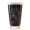 MAP OF MIDDLE EARTH Engraved 16oz Pint Glass | Inspired by Tolkien, Hobbits, & Middle Earth | Great Christmas Gift Idea | Unique Elvish Hobbit Wizard Fantasy Decor!