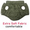 JoyDaog 2 Layers Fleece Lined Warm Dog Jacket for Puppy Winter Cold Weather,Soft Windproof Small Dog Coat,Green M