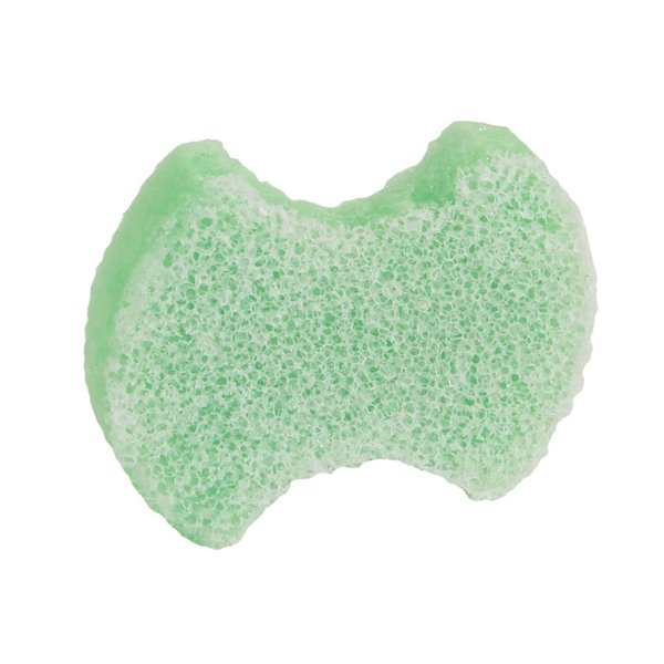 Spongeables Pedi-Scrub Foot Exfoliating Sponge with Heel Buffer and Pedicure Oil, Citron Eucalyptus, Contains Shea Butter & Tea Tree Oil, 5+ Washes, Green