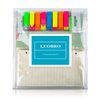 LEOBRO A6 Refill Paper, 3 Pack 45PCS A6 6 Ring Loose Leaf Paper, 320PCS Neon Page Markers, with Binder Pockets Dividers, A6 Lined Paper Refills for A6 Binder Planner Notebook Journal, 6.73"x3.74"