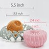 Sizobi 3 Pcs Hair Ties Hair Clip Holder, Expandable Bird Nest Ponytail Holders, Hair Accessories For Women, Scrunchies for Thin Thick Fine Curly Long Hair