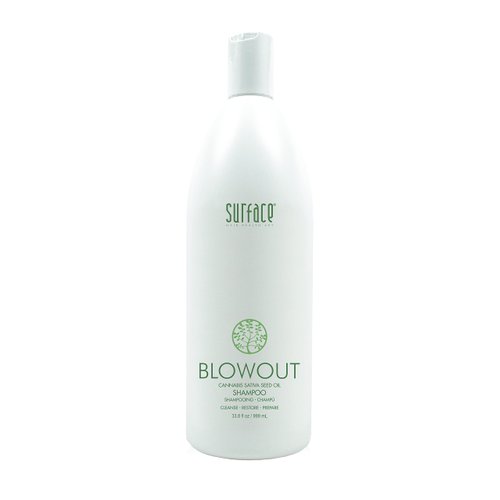 Surface Hair Blowout Shampoo for Women and Men, Organic Conditioner and Heat Resistant Hair Style Protector with Babassu Oil 33.8 Fl. Oz.