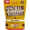 Primal Freeze Dried Dog Food Nuggets, Rabbit; Complete & Balanced Meal; Also Use as Topper or Treat; Premium, Healthy, Grain Free, High Protein Raw Dog Food, 14 oz