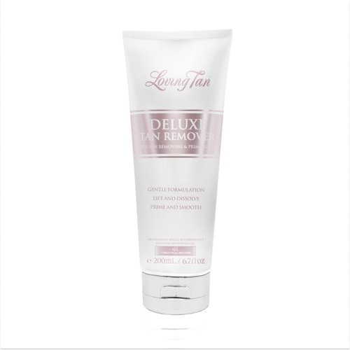 Loving Tan Deluxe Tan Remover Gel - Effective & Gentle Self Tanning Remover, Self Tanner Remover Suited for All Skin Types - Cruelty Free, Sulphate, Paraben & PEG Free - 6.7 Fl Oz