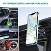 [Upgraded] Miracase Universal Magnetic Phone Holder for Car,[2nd Generation Vent Clip&Strong Magnets] Hands Free Car Phone Mount, Air Vent Cell Phone Holder for All Phones