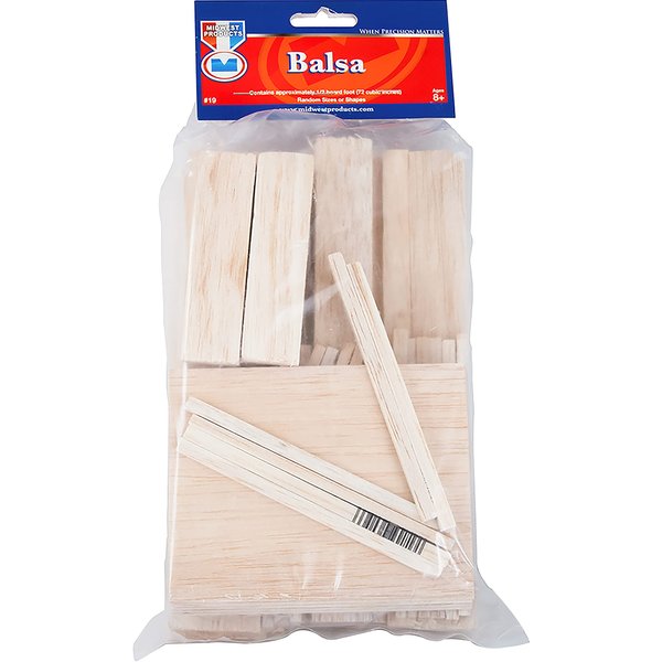 Midwest Products Project Woods Balsa Economy Bag