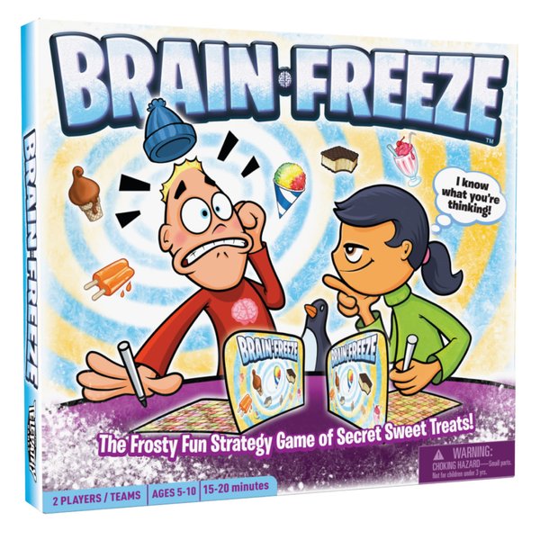 Mighty Fun! - Brain Freeze™ Board Game - Award-Winning Strategy Board Game with Secret Sweet Treats Using Memory, Logic and Deduction - Kids and Family Game - 2 Person or Teams - Ages 5+